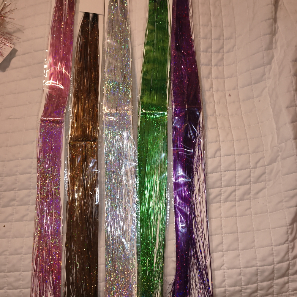 Vibrant Hair Tinsel Collection - Multicolor